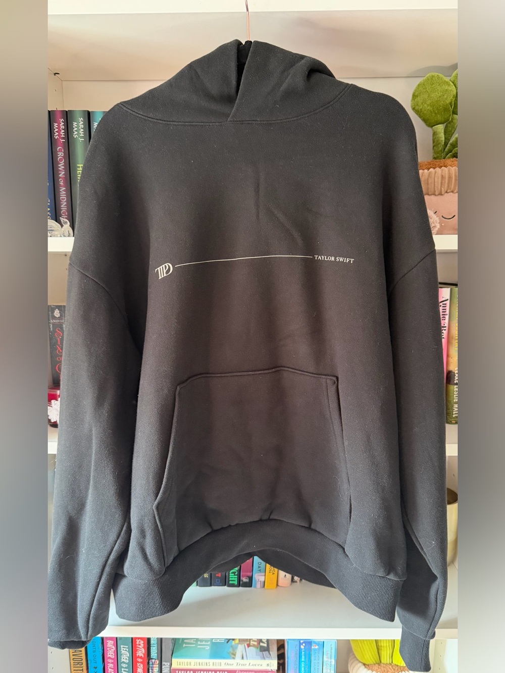 Taylor Swift Black Pullover Hoodie TTPD Spotify